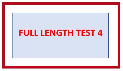 MATHS/QUANT. FULL LENGTH : Test 4