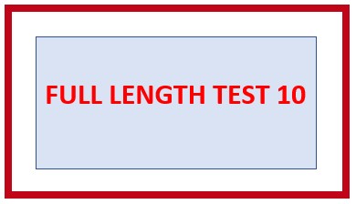 MATHS/QUANT. FULL LENGTH : Test 10