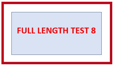 MATHS/QUANT. FULL LENGTH : Test 8