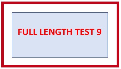 MATHS/QUANT. FULL LENGTH : Test 9